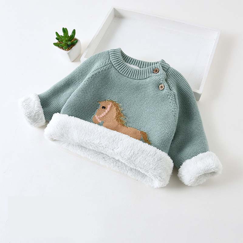 The Mum Shop Au Unisex Kids Warm Winter wool Sweater- Available in Sizes:2years -5 years