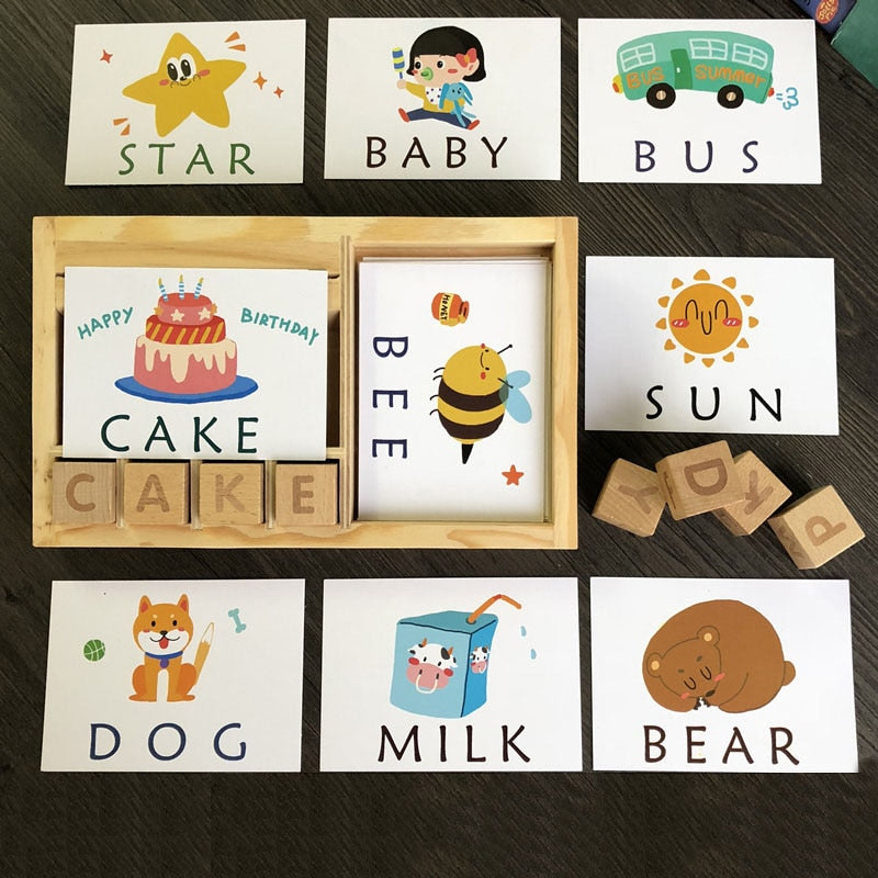 The Mum Shop AU -Learn to spell English FlashCard Kit