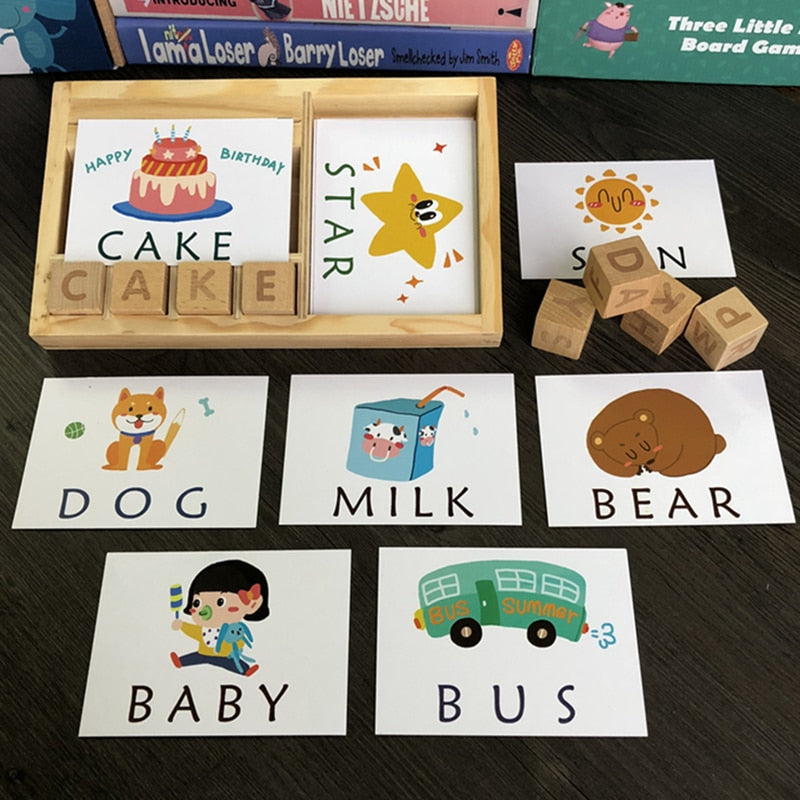 The Mum Shop AU -Learn to spell English FlashCard Kit