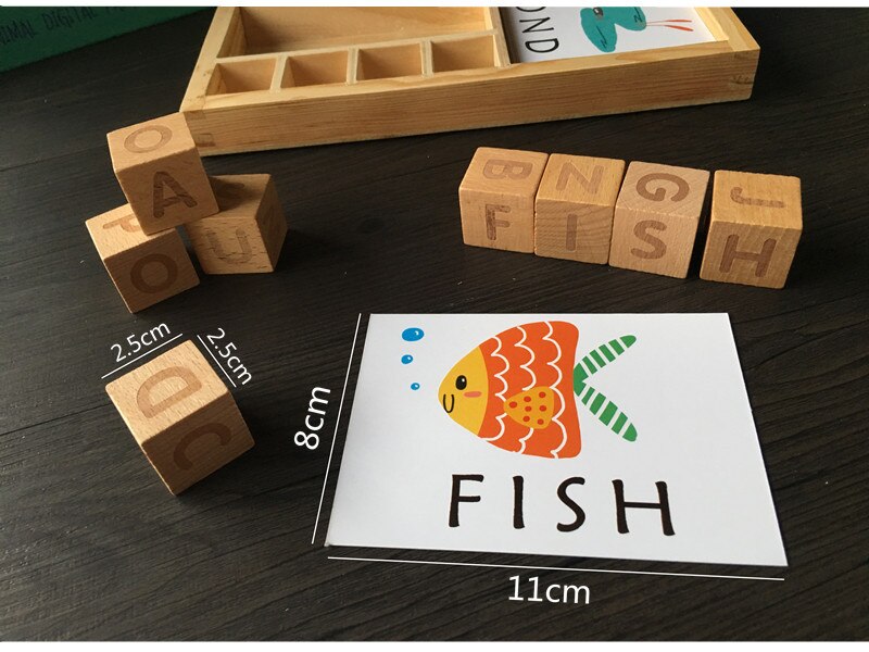 The Mum Shop AU -Learn to spell English FlashCard Kit