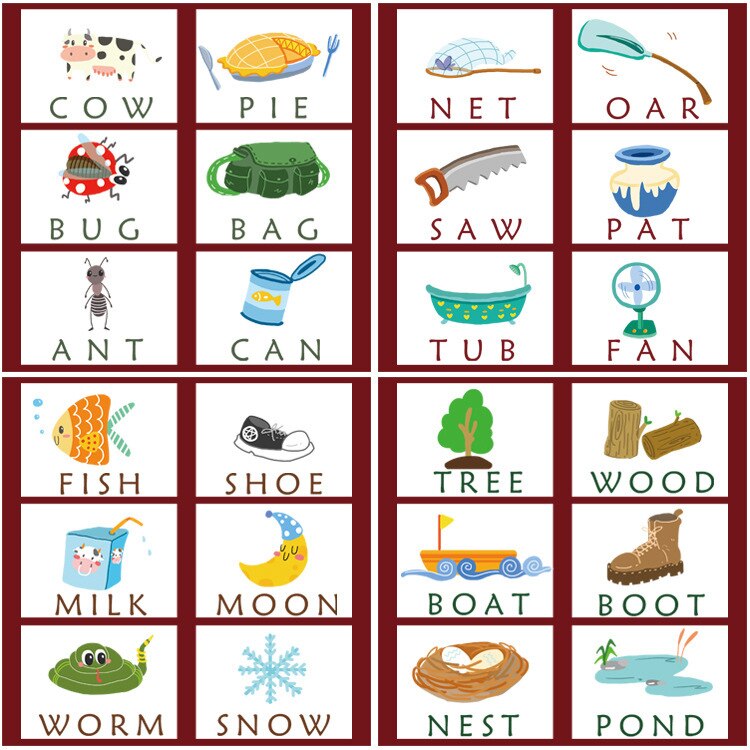 The Mum Shop AU -Learn to spell English FlashCard Kit