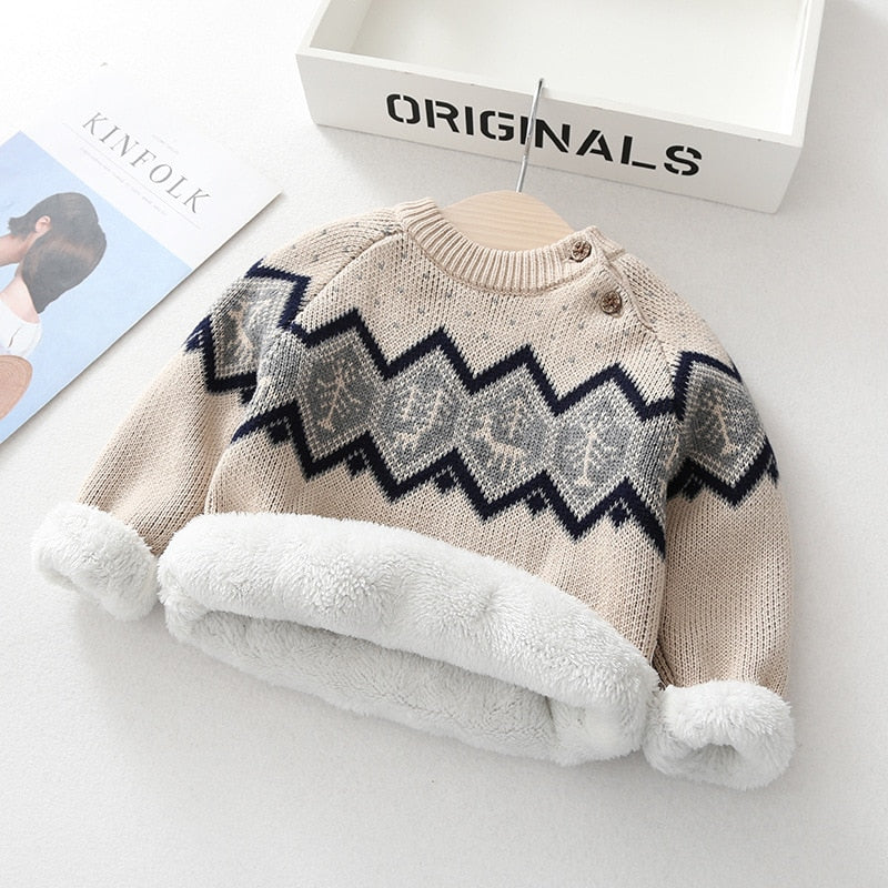 The Mum Shop Au Unisex Kids Warm Winter wool Sweater- Available in Sizes:2years -5 years