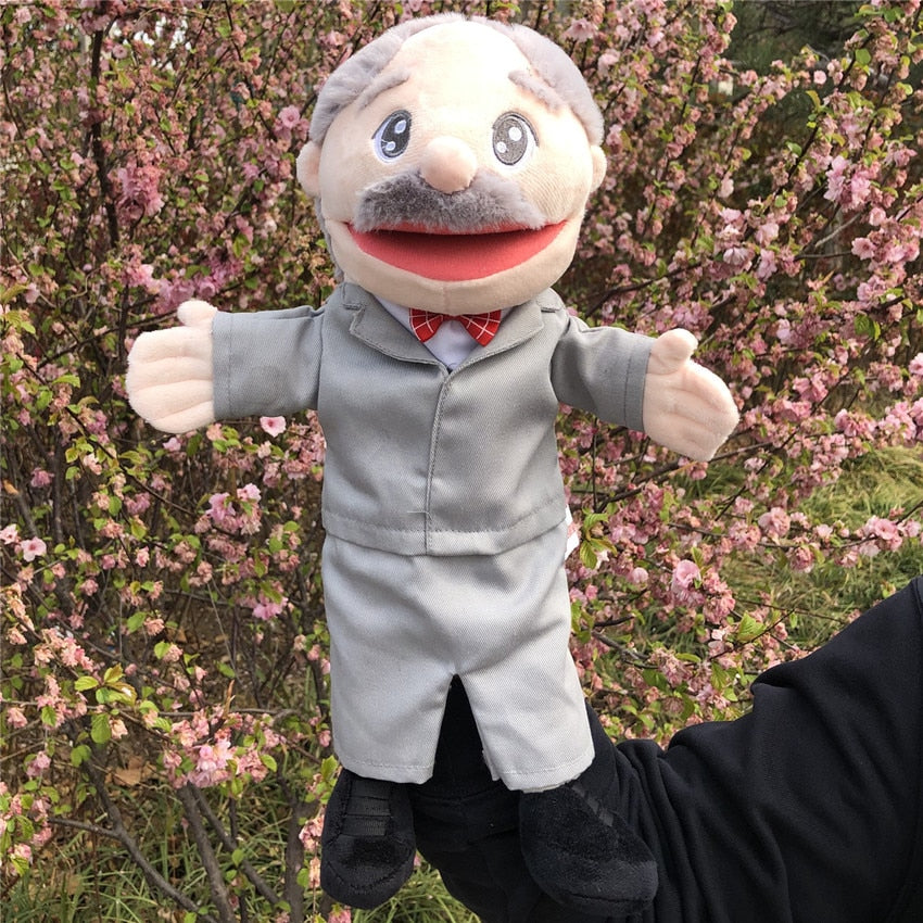 The Mum Shop Au Learning With Louis Hand Puppets -Available in 29 Styles (Doctor, Engineer, Police Officer, Farmer, Teacher, Fireman, Shef ect)
