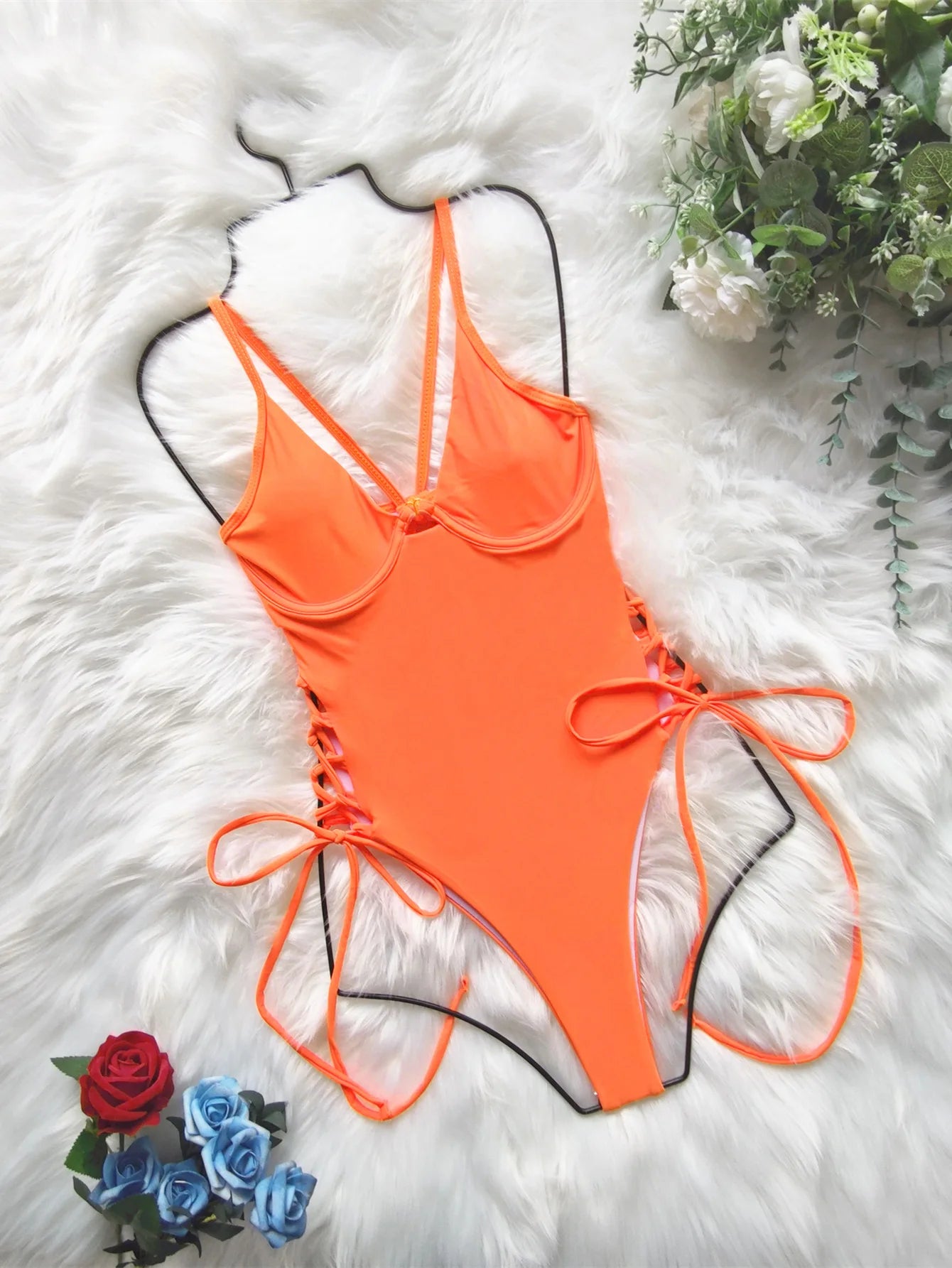 The Mum Shop AU-Full Swimsuit, Low Cut front with underwire & adjustable back & Side straps -Available in Multiple Colors & Sizes S, M, L-