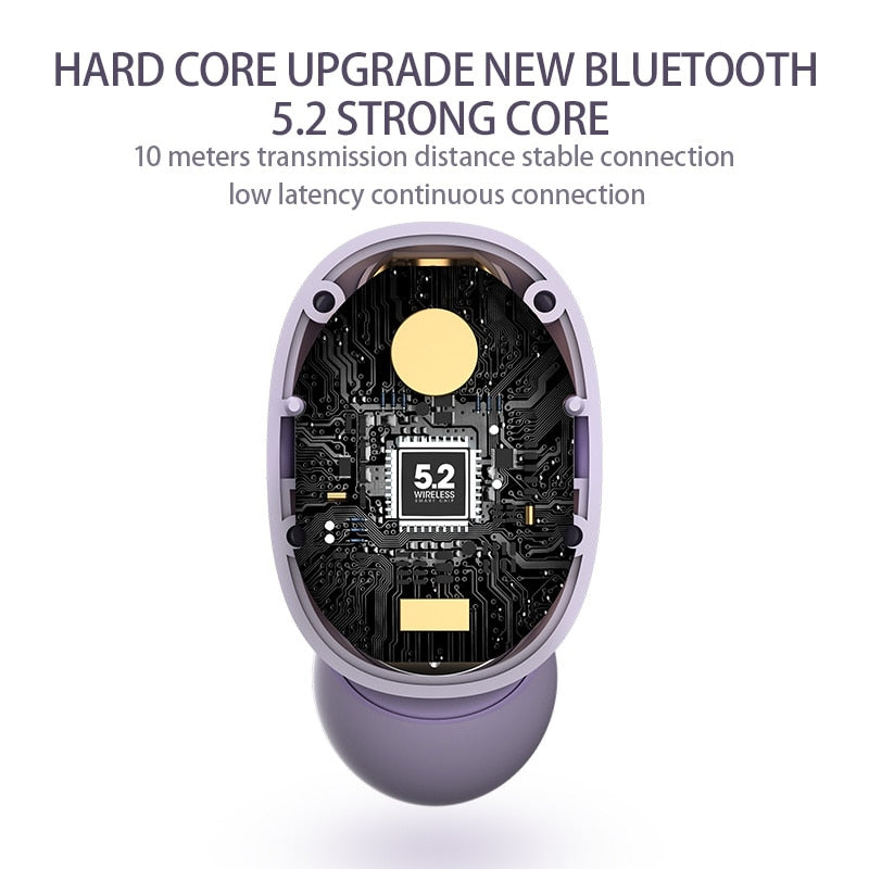 The Mum Shop AU- MumBell Fitness Earpods- M20 TWS Bluetooth 5.2 Earpods Wireless with Mic & automatic BT connection