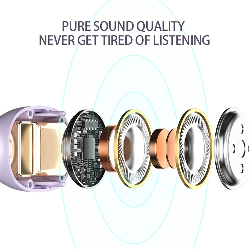 The Mum Shop AU- MumBell Fitness Earpods- M20 TWS Bluetooth 5.2 Earpods Wireless with Mic & automatic BT connection