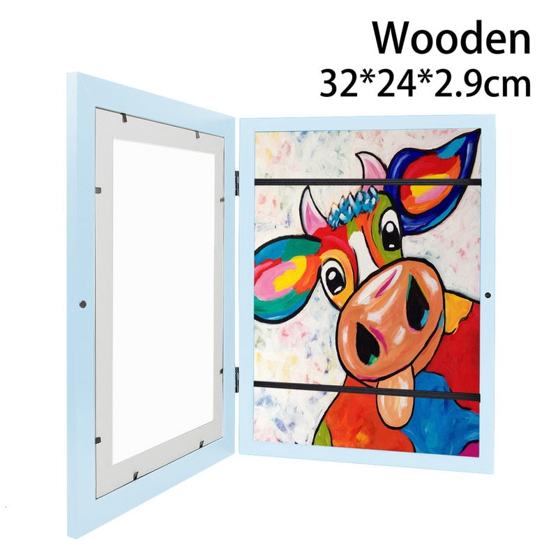The Mum Shop AU -2PCS- A4 Kids Art Work Frames that can be replaced (Available in 3 x Colours)