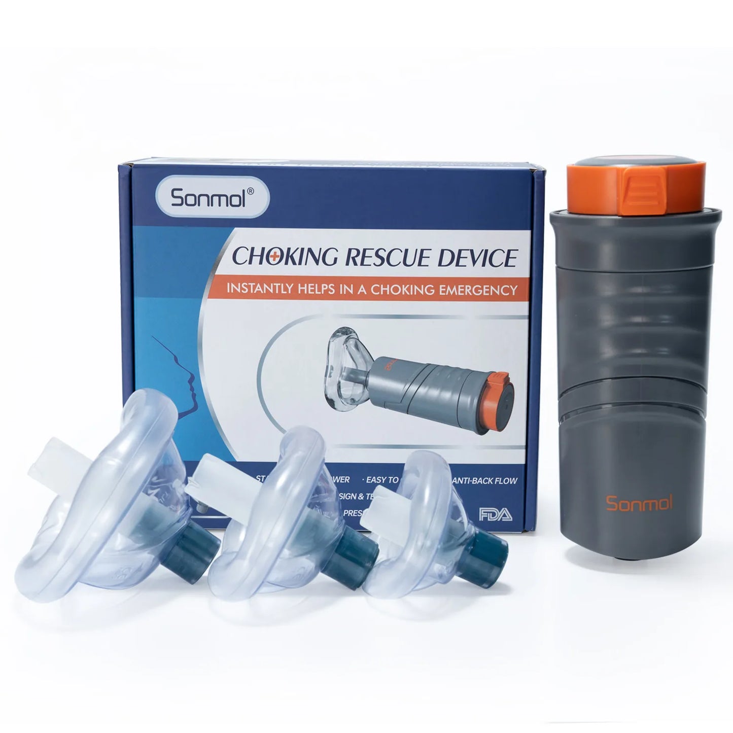 The Mum Shop AU-Automatic Choking Rescue Device with 3 Different Sizes Masks