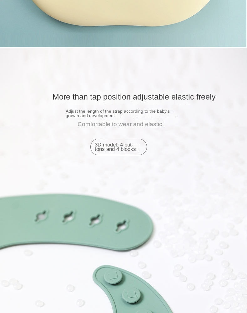 The Mum Shop Au - Baby/Toddler Silicone Sticky Dinner /Feeding Assistant Set (Bib, Bowl, Spoon, Fork, Cup, Straw, Plate) Available in 6 x Colors)