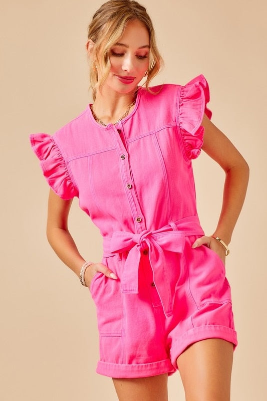 The Mum Shop AU-2023 Woman Summer Button-up Jumpsuit-Available in Sizes S-XL (Comes in 2 colors and in 2 styles (Dress or Jumpsuit)