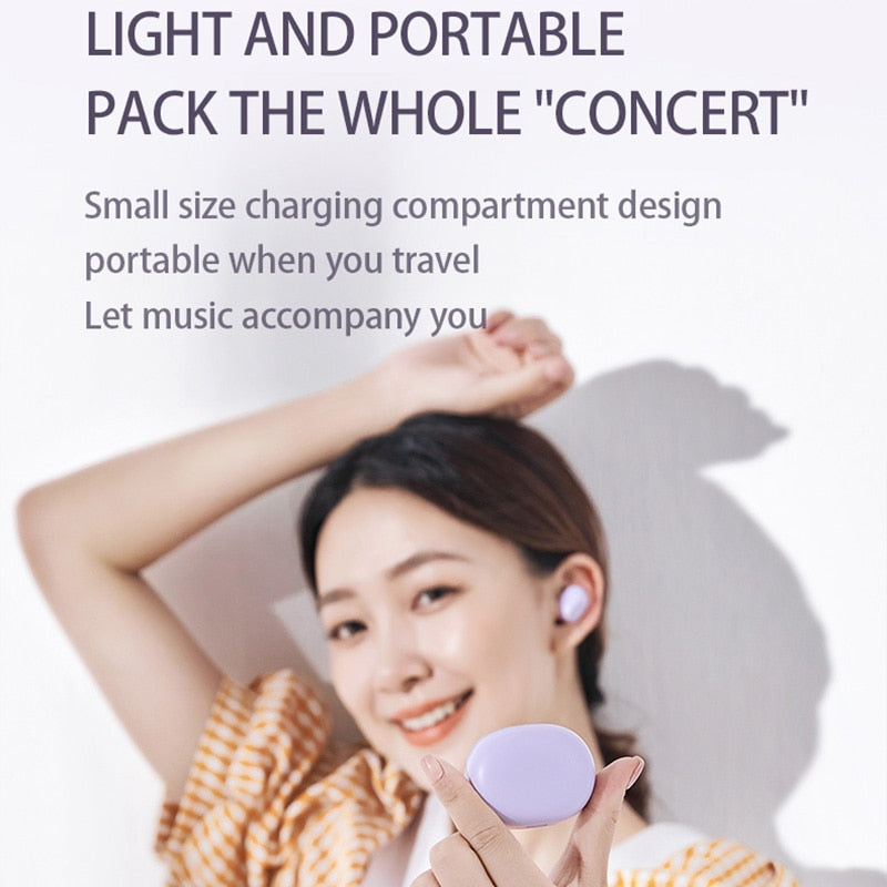 The Mum Shop AU- MumBell Fitness Earpods- M20 TWS Bluetooth 5.2 Earpods Wireless with Mic & automatic BT connection