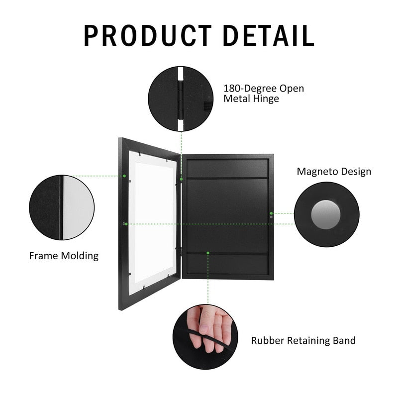 The Mum Shop AU -2PCS- A4 Kids Art Work Frames that can be replaced (Available in 3 x Colours)