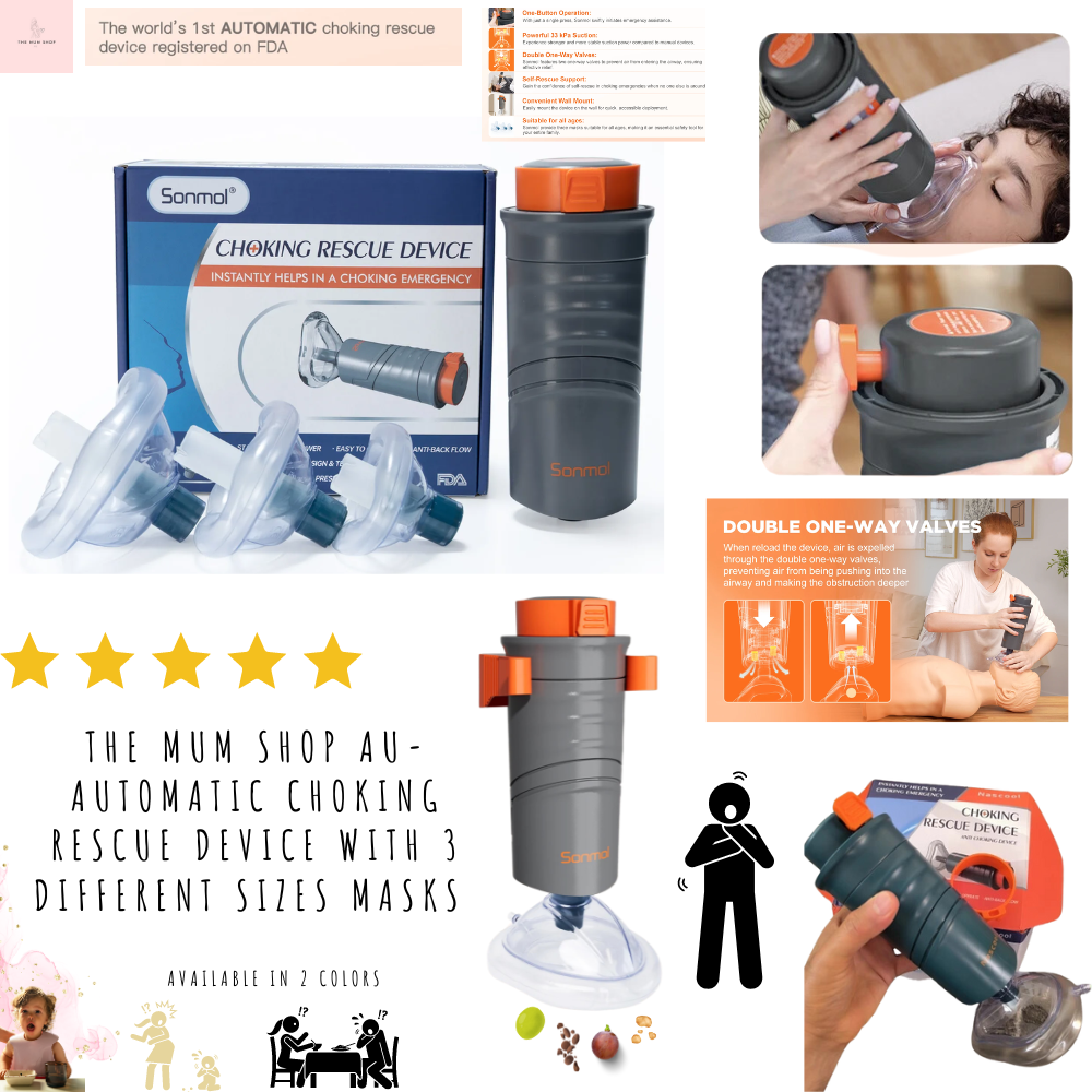 The Mum Shop AU-Automatic Choking Rescue Device with 3 Different Sizes Masks