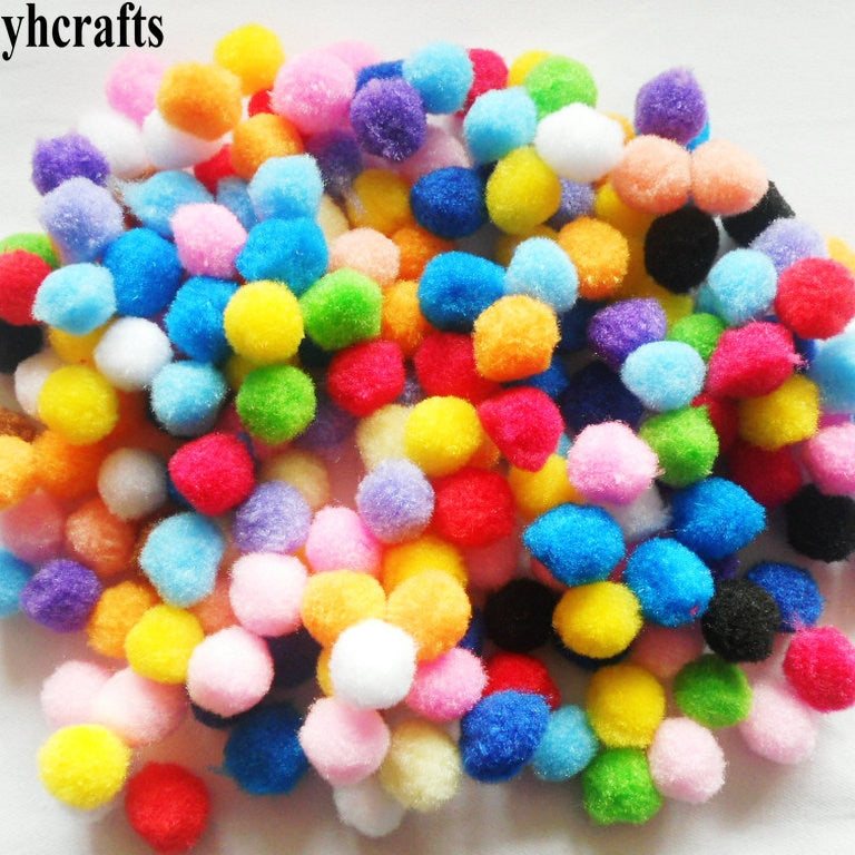 100PCS Toddler /Kindergarten Educational POM-POMS -2cm