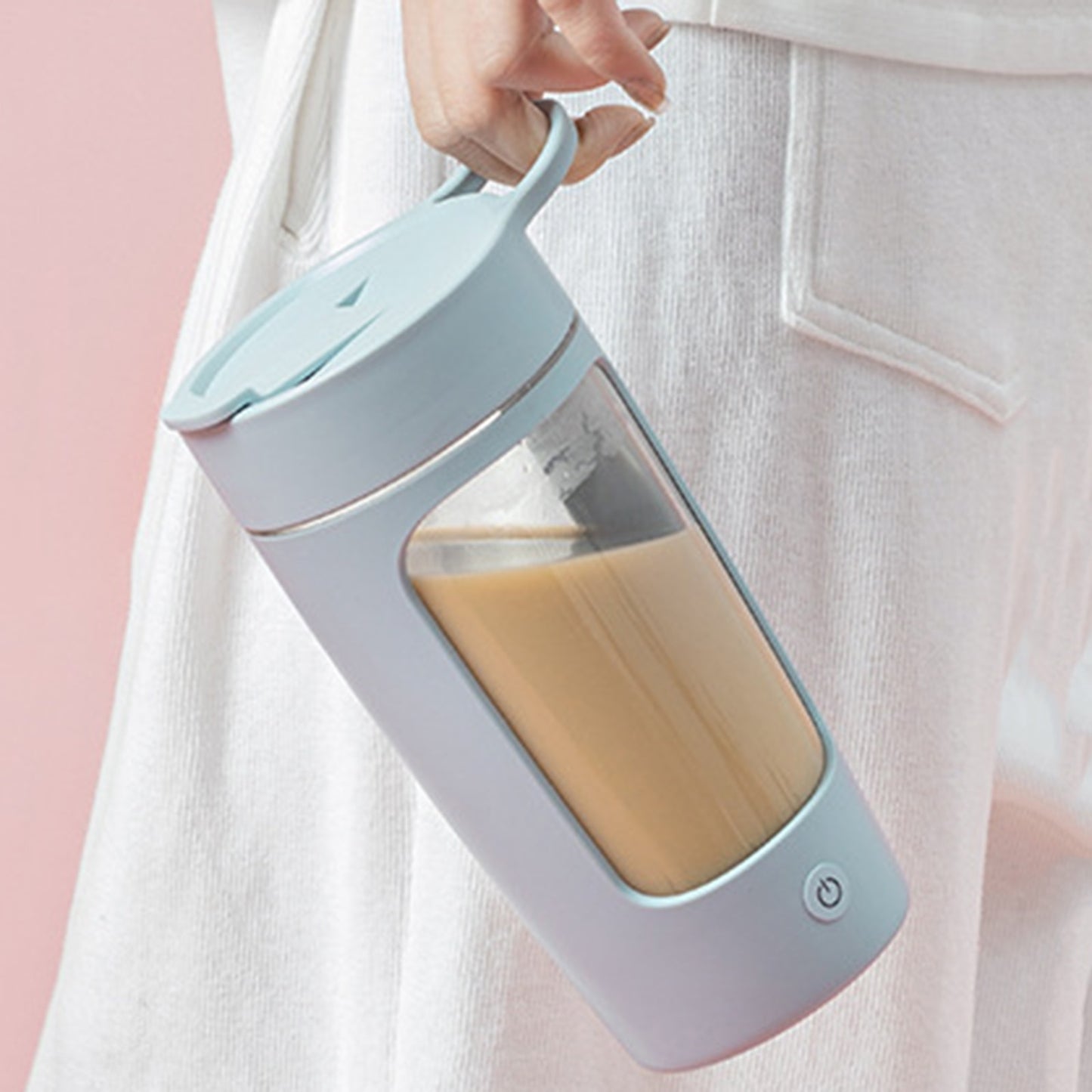 650Ml Electric Whey Protein/Coffee Mixer Bottle