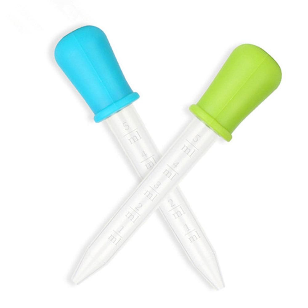 10 PCS -5ml Silicone Plastic Pipette Dropper (Toddler educational Pipette)