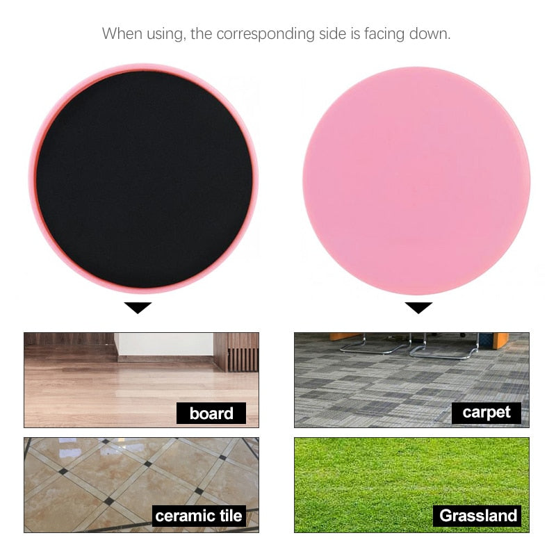 2pcs Abs Exercise Sliding Discs (3x colors to choose from)