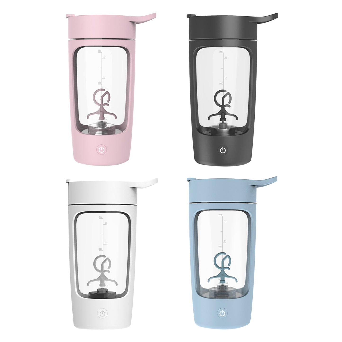650Ml Electric Whey Protein/Coffee Mixer Bottle