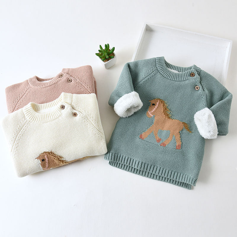 The Mum Shop Au Unisex Kids Warm Winter wool Sweater- Available in Sizes:2years -5 years