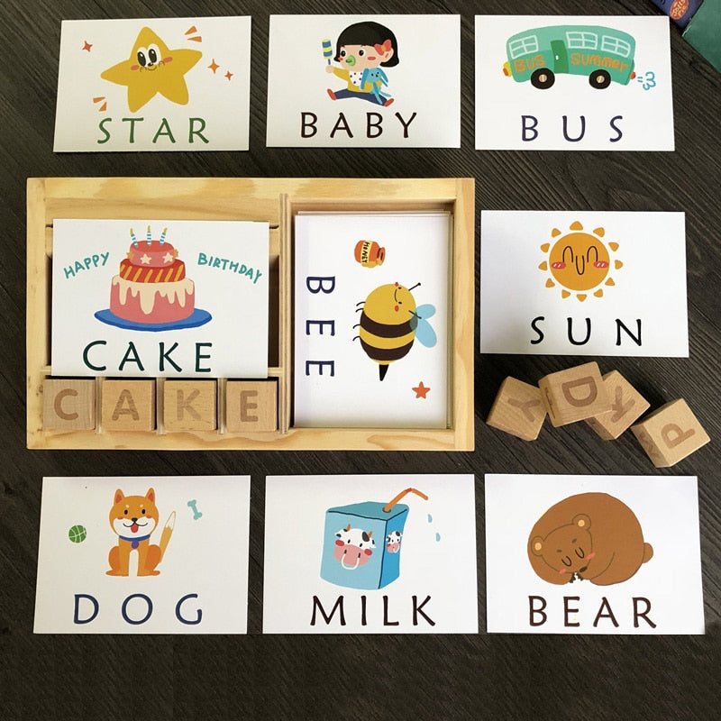 The Mum Shop AU -Learn to spell English FlashCard Kit