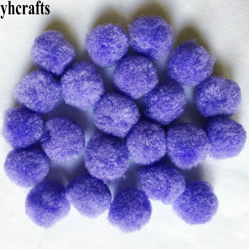 100PCS Toddler /Kindergarten Educational POM-POMS -2cm