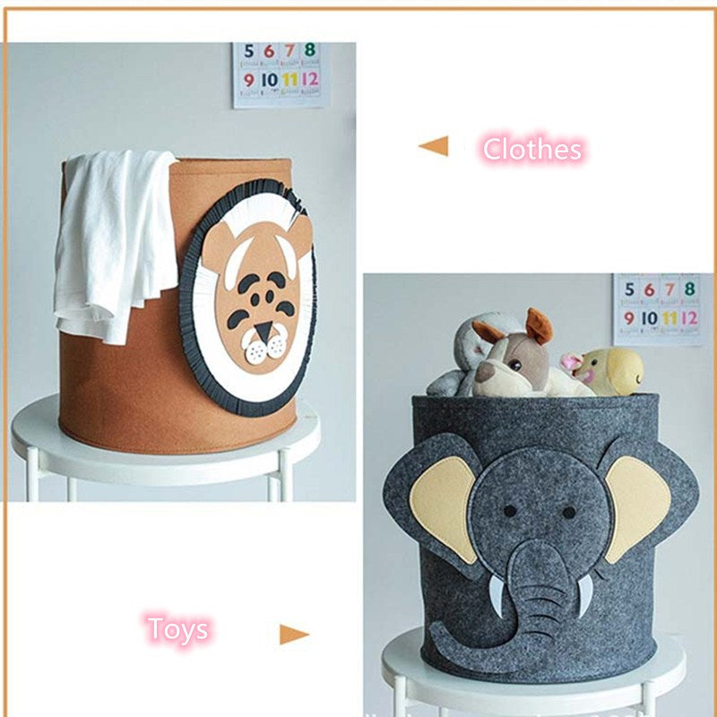 The Mum Shop AU-Animal Kids Room Laundry Basket