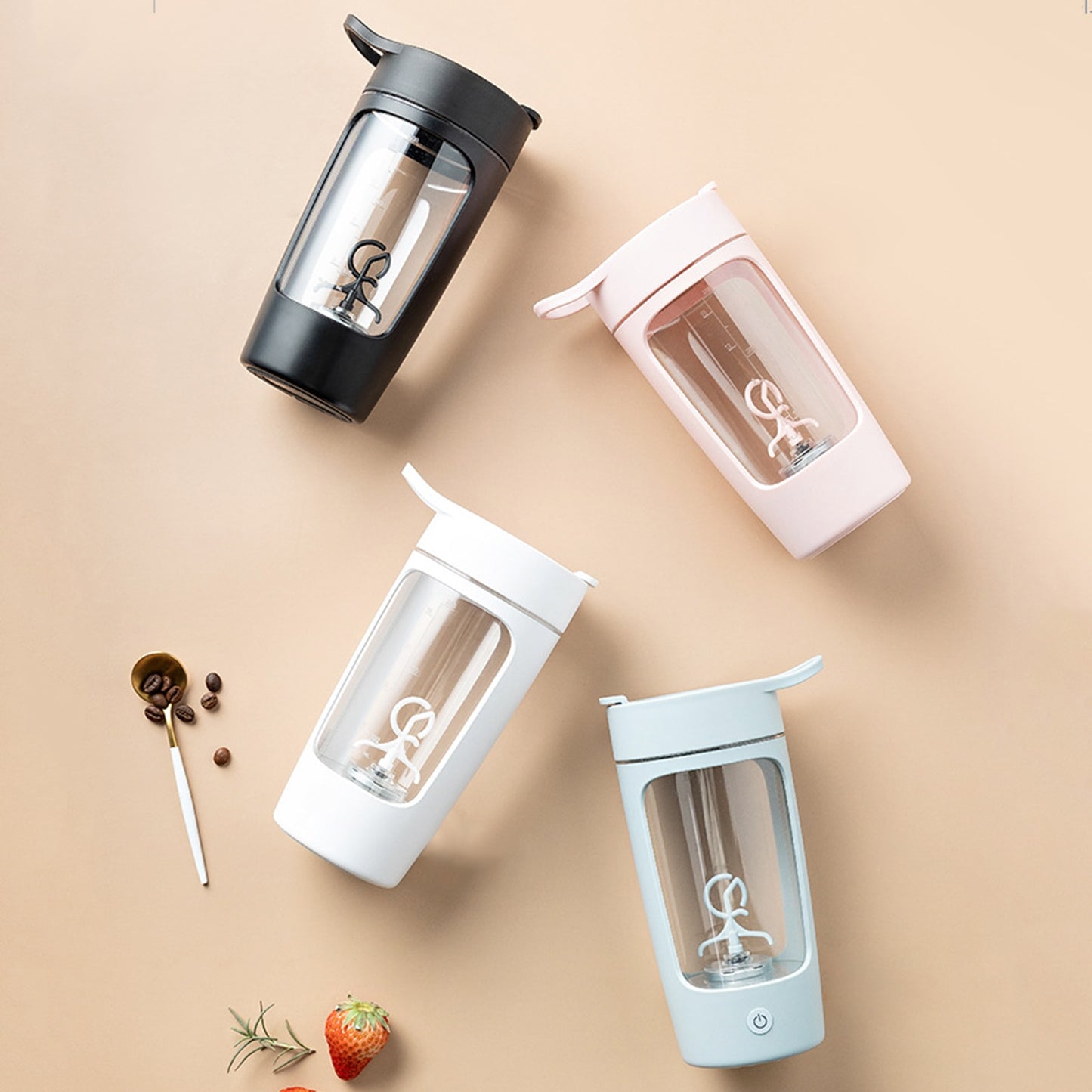 650Ml Electric Whey Protein/Coffee Mixer Bottle