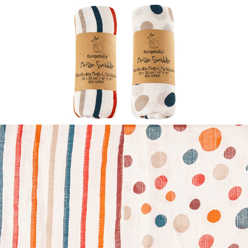 Soft Baby Muslims/Baby Swaddle blanket-(over 10 Styles to choose from)