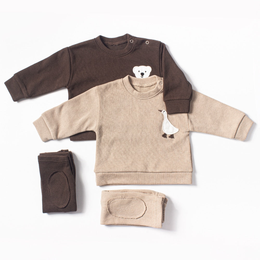 Baby/Toddler Organic Cotton Winter 2023 outfit (3 months-3years )