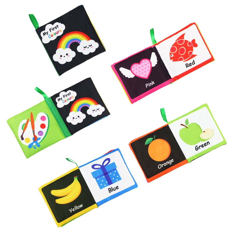 Montessori Baby Educational Cloth Books -10 Styles to choose from