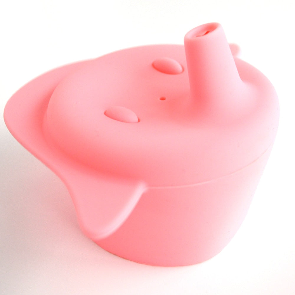 Toddler Anti-Spill Silicone sippy cup /Glass Lid -Traveling Toddler cup-23x styles & colors to choose from