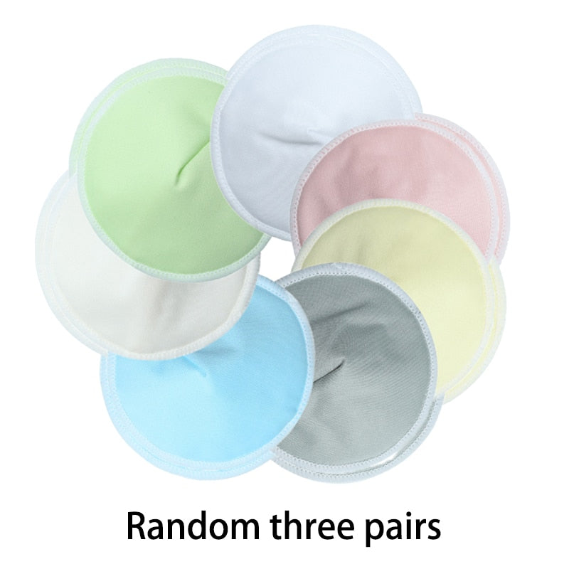 Natural Bamboo Washable /Reusable Breastfeeding Nipple Pads