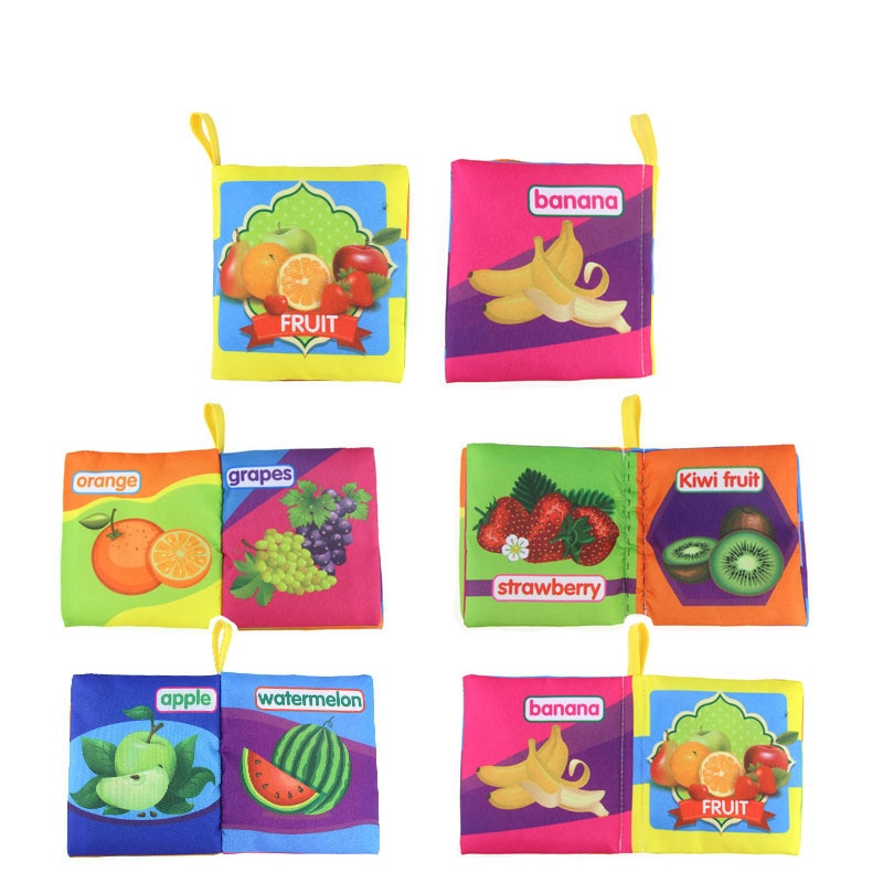 Montessori Baby Educational Cloth Books -10 Styles to choose from