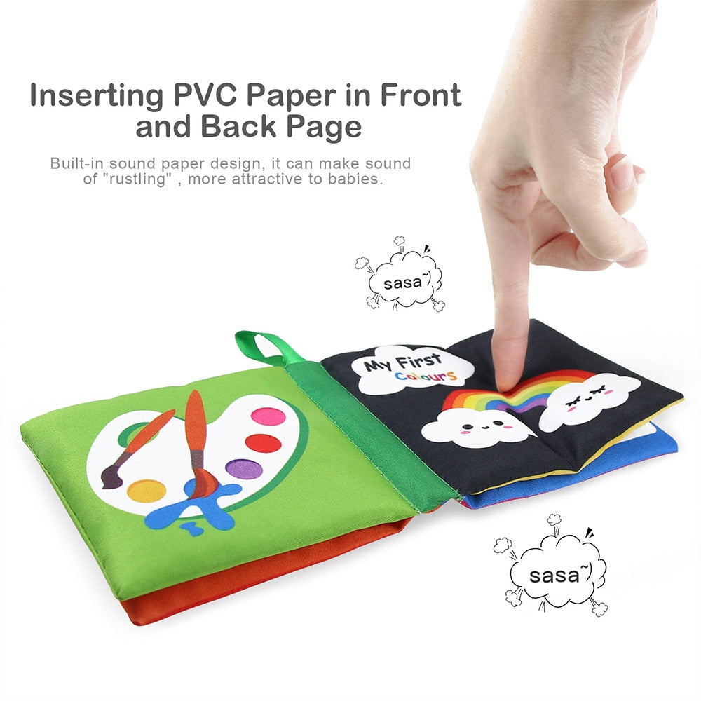 Montessori Baby Educational Cloth Books -10 Styles to choose from
