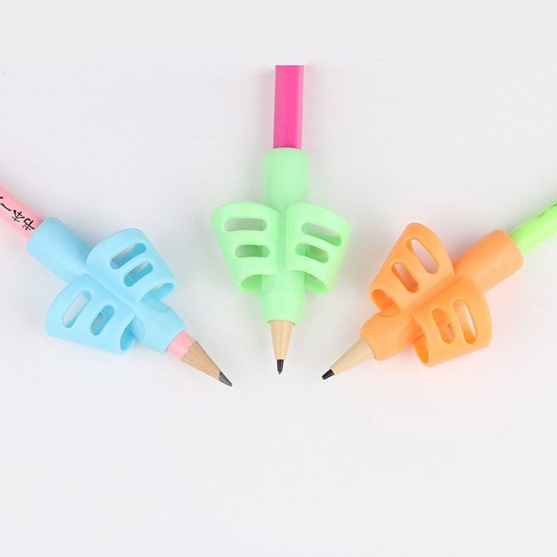 The Mum Shop Au-Toddler/kids Learn to write Pencil Grip 3Pcs/Set Soft Silica