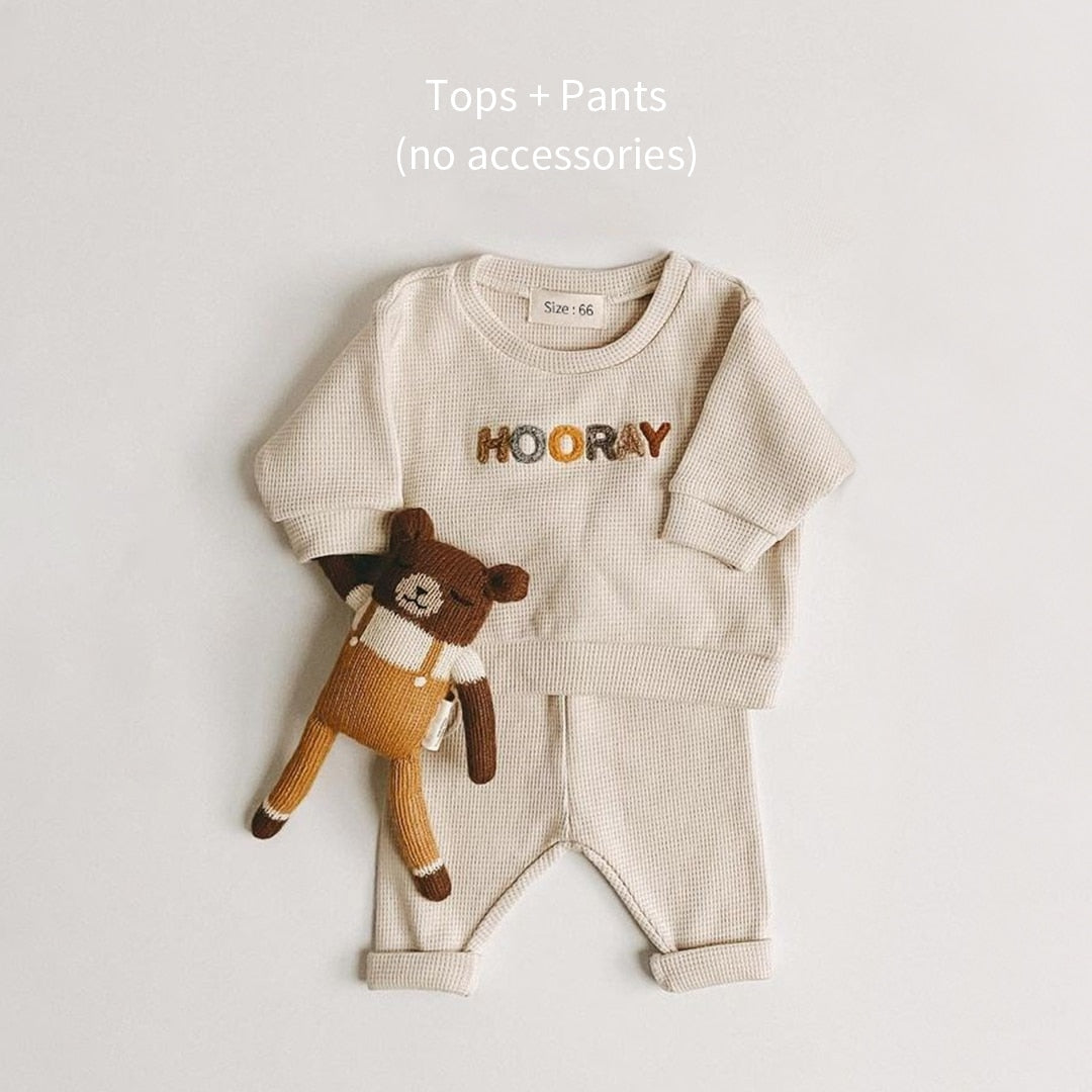 Baby/Toddler Natural Cotton -Full Outfit (4x styles to choose from) Size 3months-3years)