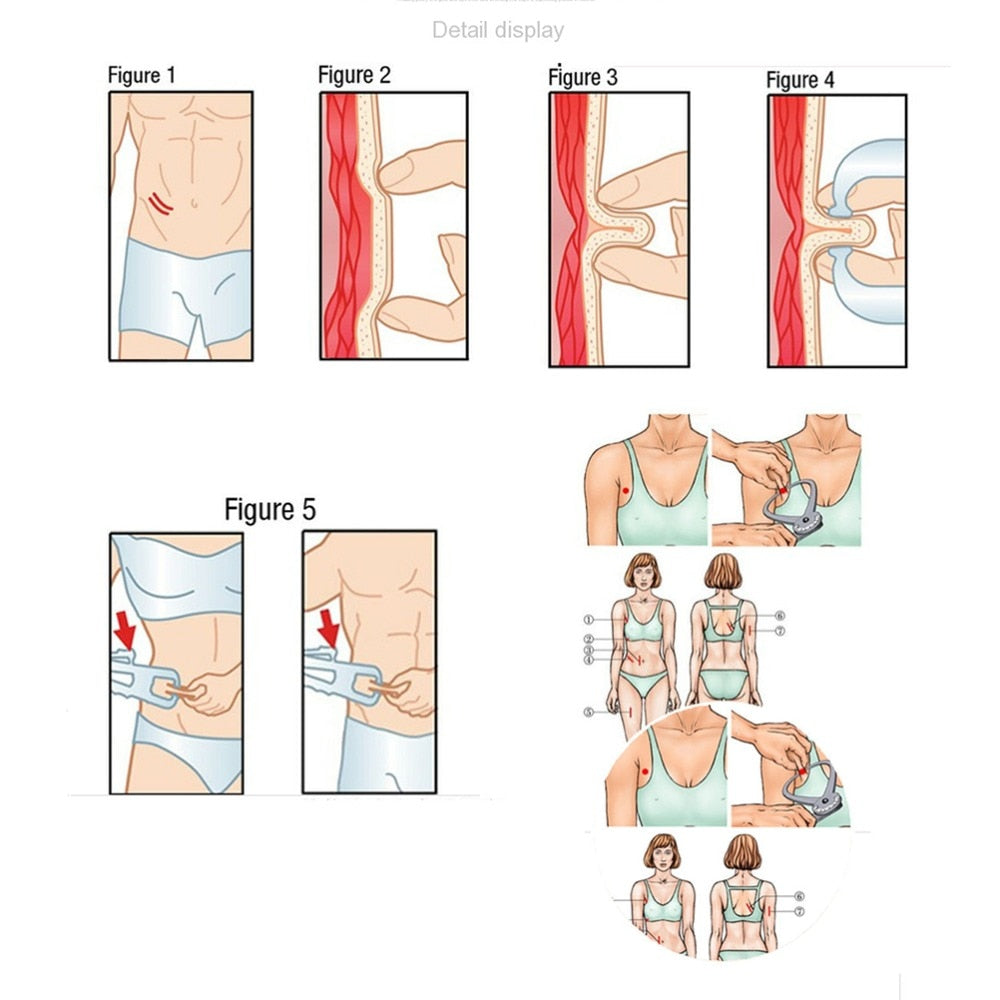 1PCS Body Fat Tester