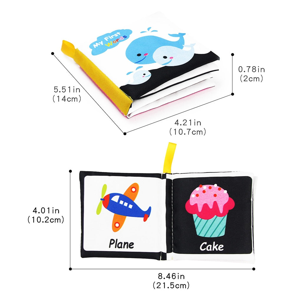 Montessori Baby Educational Cloth Books -10 Styles to choose from
