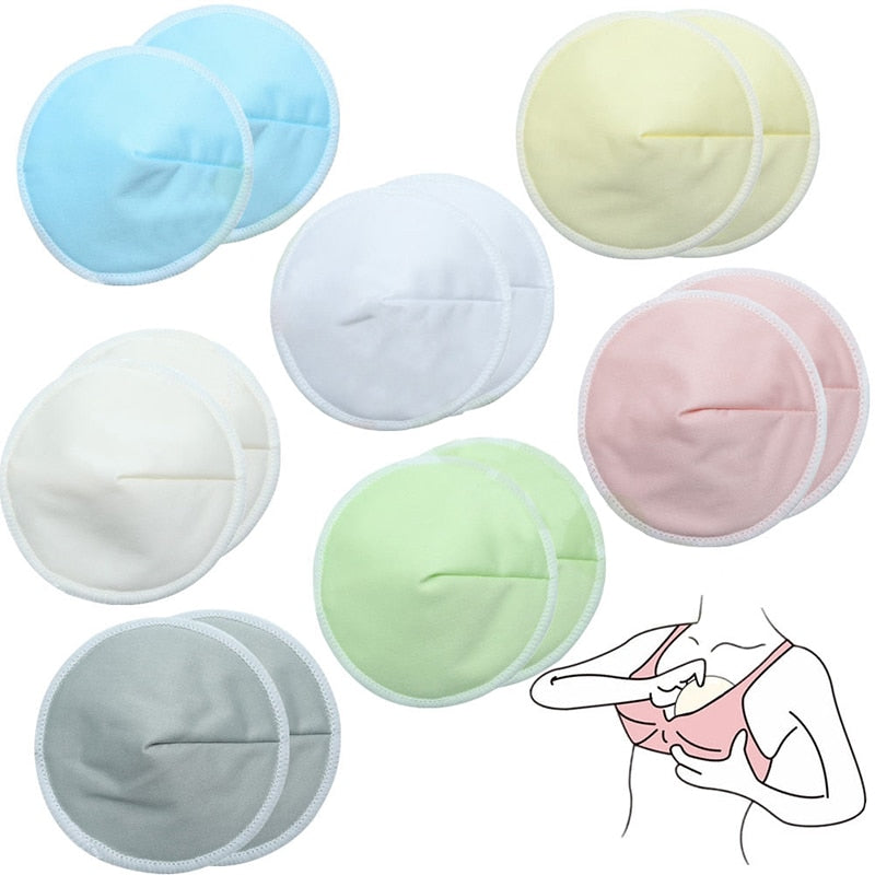 Natural Bamboo Washable /Reusable Breastfeeding Nipple Pads