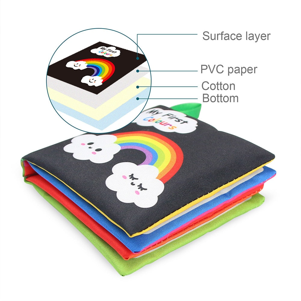 Montessori Baby Educational Cloth Books -10 Styles to choose from