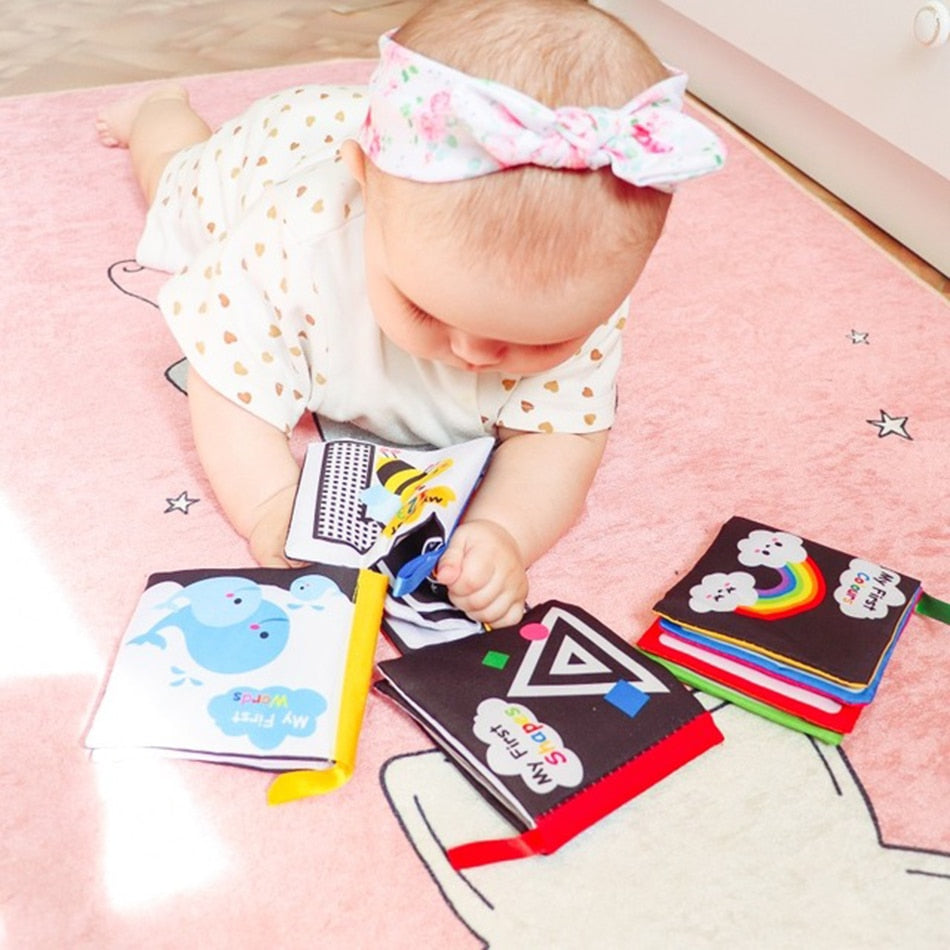 Montessori Baby Educational Cloth Books -10 Styles to choose from