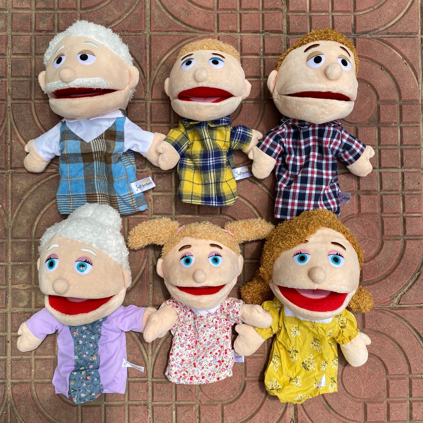 The Mum Shop Au Learning With Louis Hand Puppets -Available in 29 Styles (Doctor, Engineer, Police Officer, Farmer, Teacher, Fireman, Shef ect)