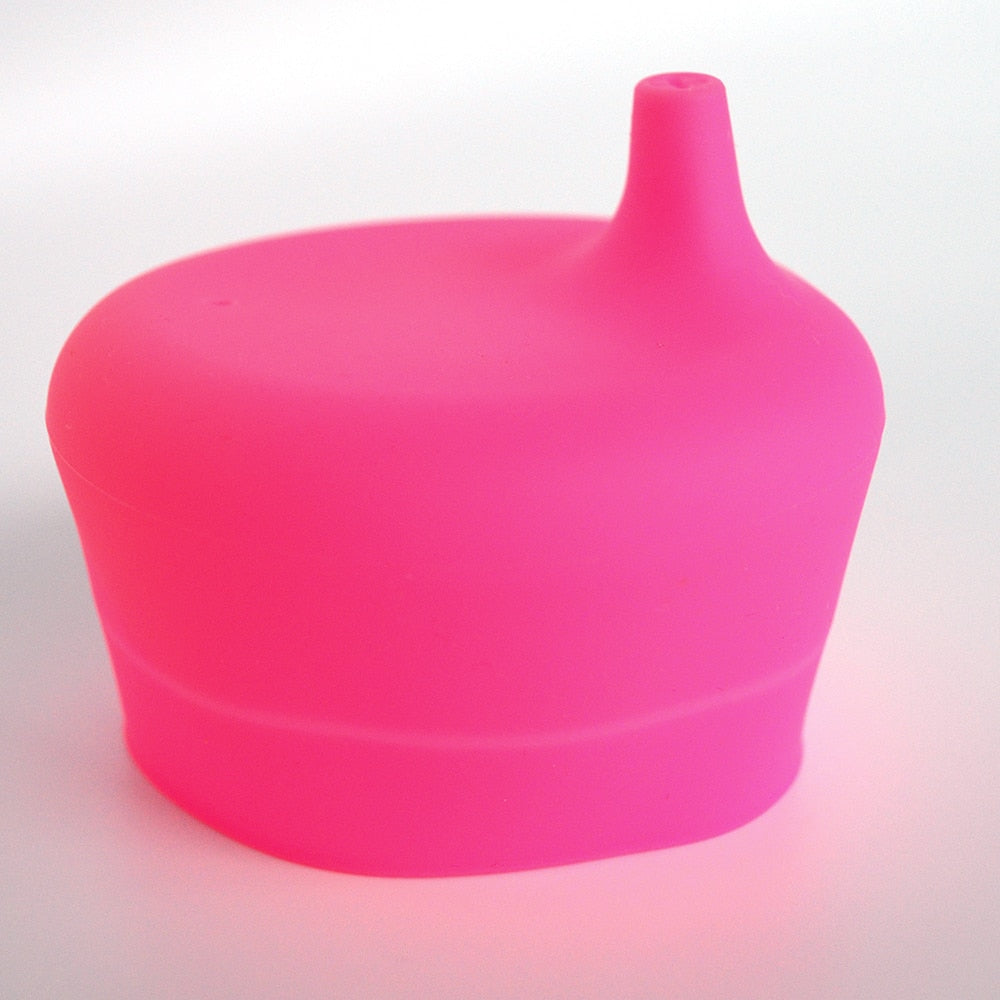 Toddler Anti-Spill Silicone sippy cup /Glass Lid -Traveling Toddler cup-23x styles & colors to choose from