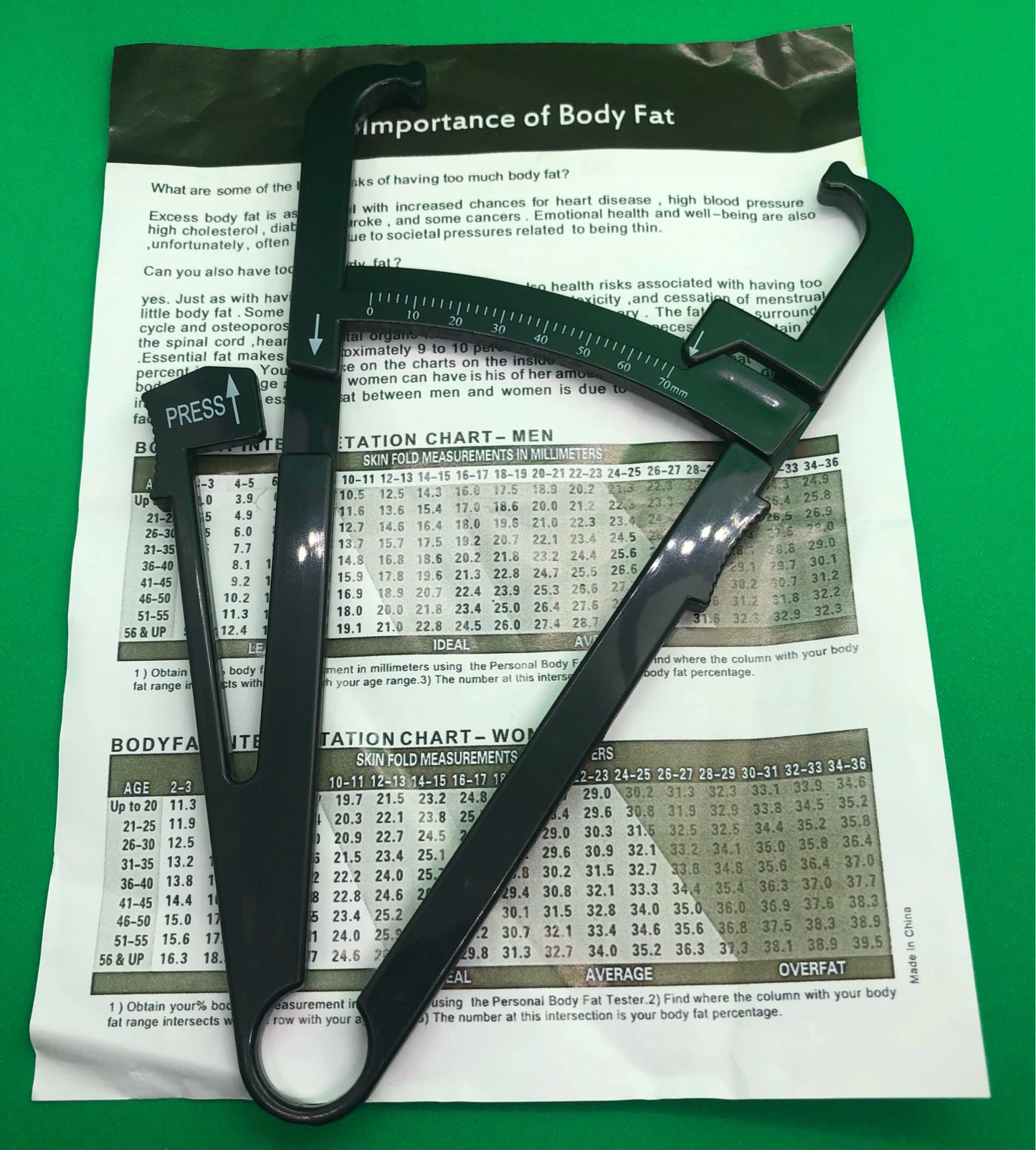 1PCS Body Fat Tester