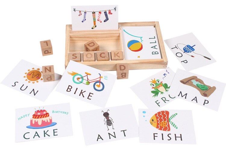 The Mum Shop AU -Learn to spell  English FlashCard Kit