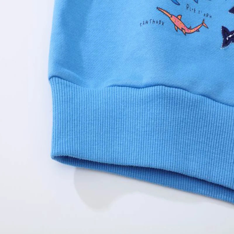 THE MUM SHOP AU-Kids Shark Autumn Sweatshirt-Available in Sizes 3-6Years