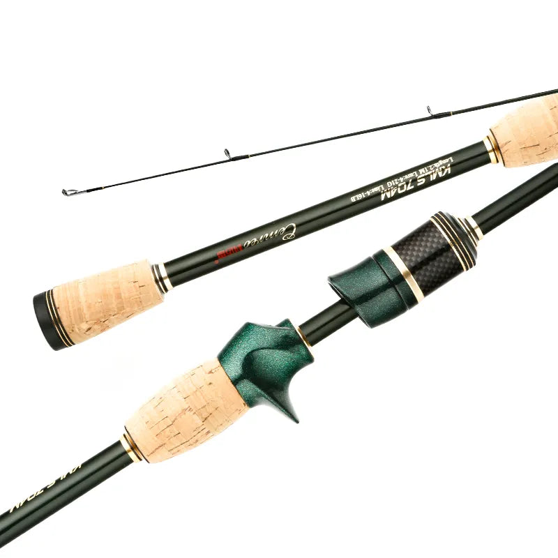 The Mum Shop AU-Outdoor Mum CEMREO Spinning Casting Carbon Fishing Rod 4-5 Sections 1.8m/2.1m/2.4m Portable Travel Rod Spinning Fishing Rods Fishing Tackle