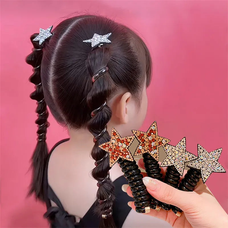 The Mum Shop AU-Girls Hair Spiral 2PC-Available in Multiple Styles
