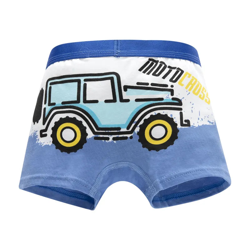 The Mum Shop AU- Boys Underwear 4PCS -Construction Themed-(Available in Sizes 2Y-11Years)