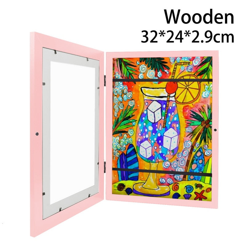 The Mum Shop AU -2PCS-  A4 Kids Art Work Frames that can be replaced (Available in 3 x Colours)